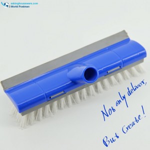 Akbrand Push Brush Soft Squeegee on backside with Oblique Thread Brush Board Short Hard PP Bristles