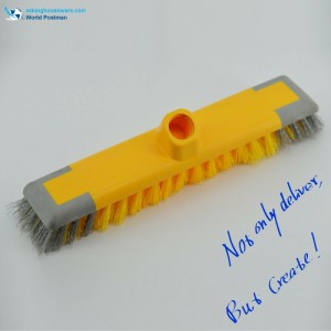 Akbrand Small Size Push Brush with Oblique Thread Narrow Square Brush Board Short Hard PP Bristles