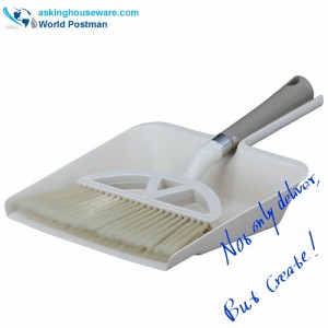 Akbrand Dustpan Brush Broom with Square Big Size Dustpan